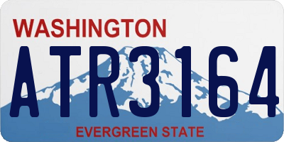 WA license plate ATR3164
