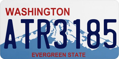 WA license plate ATR3185