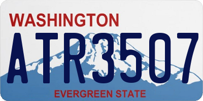 WA license plate ATR3507