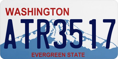WA license plate ATR3517