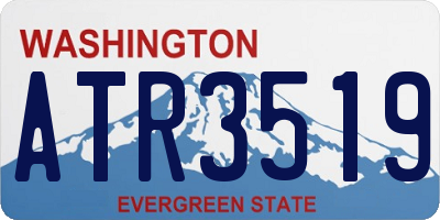 WA license plate ATR3519