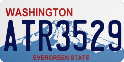 WA license plate ATR3529