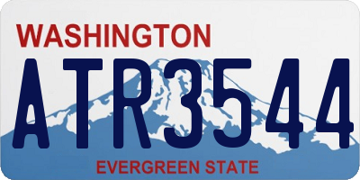 WA license plate ATR3544