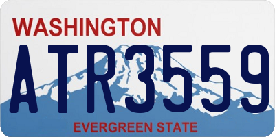 WA license plate ATR3559