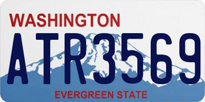 WA license plate ATR3569