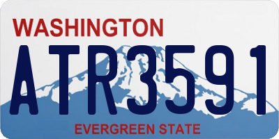 WA license plate ATR3591