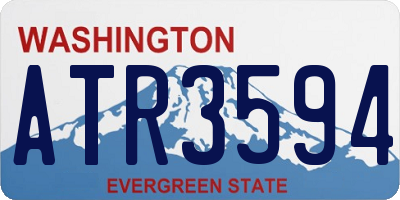 WA license plate ATR3594