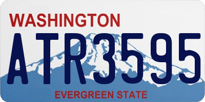 WA license plate ATR3595