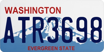 WA license plate ATR3698