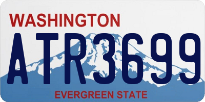 WA license plate ATR3699