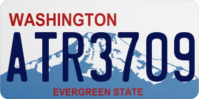 WA license plate ATR3709