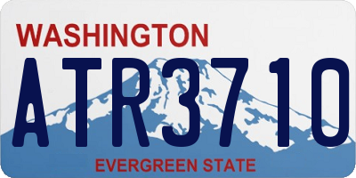 WA license plate ATR3710