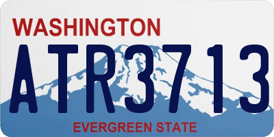 WA license plate ATR3713