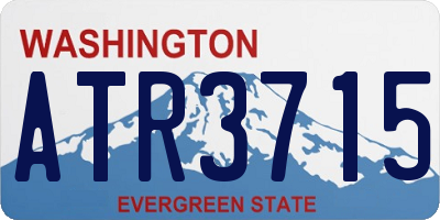 WA license plate ATR3715