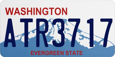 WA license plate ATR3717