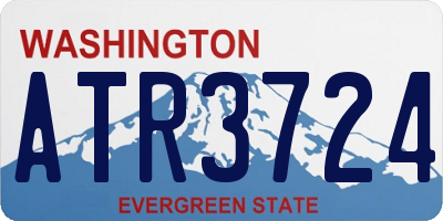 WA license plate ATR3724