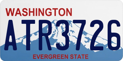 WA license plate ATR3726