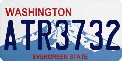 WA license plate ATR3732