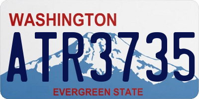 WA license plate ATR3735