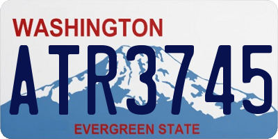 WA license plate ATR3745