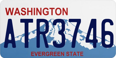 WA license plate ATR3746