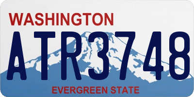 WA license plate ATR3748