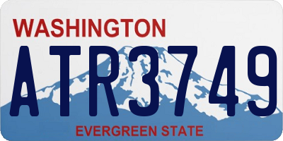 WA license plate ATR3749