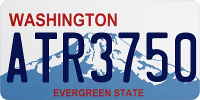 WA license plate ATR3750