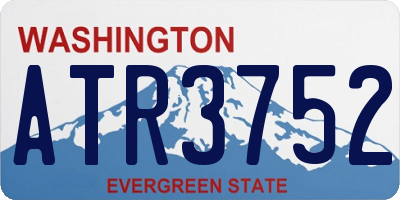 WA license plate ATR3752