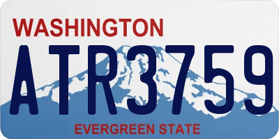 WA license plate ATR3759