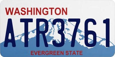 WA license plate ATR3761