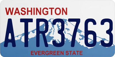 WA license plate ATR3763