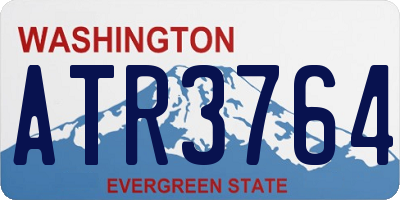 WA license plate ATR3764