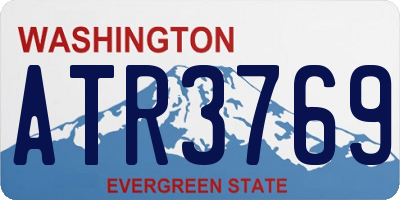 WA license plate ATR3769