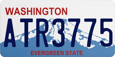 WA license plate ATR3775