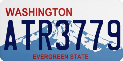WA license plate ATR3779