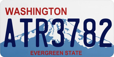 WA license plate ATR3782