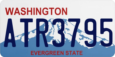 WA license plate ATR3795