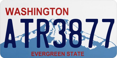 WA license plate ATR3877