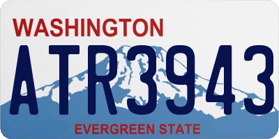 WA license plate ATR3943