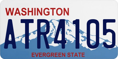 WA license plate ATR4105