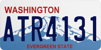 WA license plate ATR4131