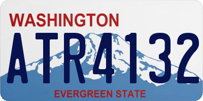 WA license plate ATR4132