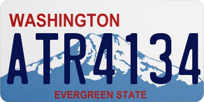 WA license plate ATR4134
