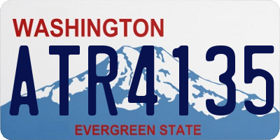 WA license plate ATR4135