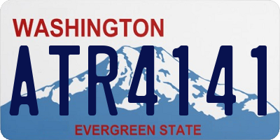 WA license plate ATR4141