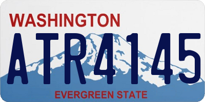 WA license plate ATR4145