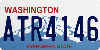 WA license plate ATR4146