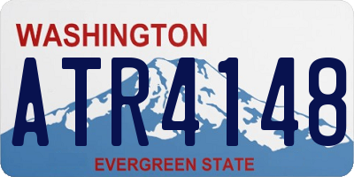 WA license plate ATR4148