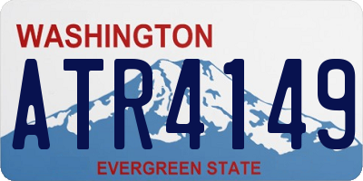 WA license plate ATR4149